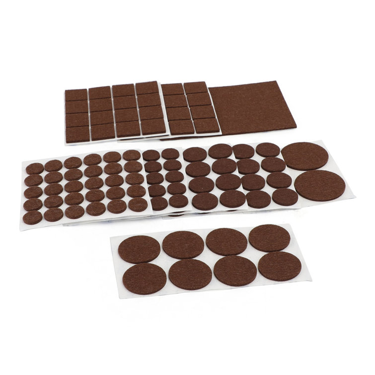 Topteng 145Pcs Furniture Pads Chair Leg Floor Protectors Felt Pads